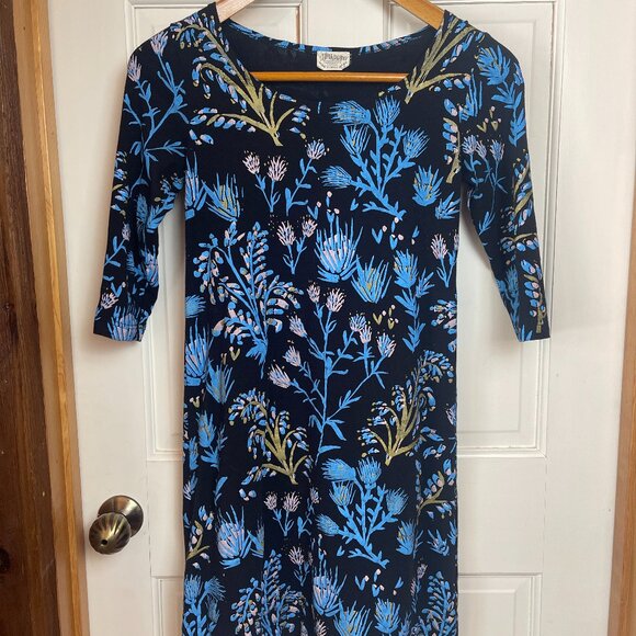 Thief & Bandit Hand Printed Shift Dress XS - Picture 1 of 4